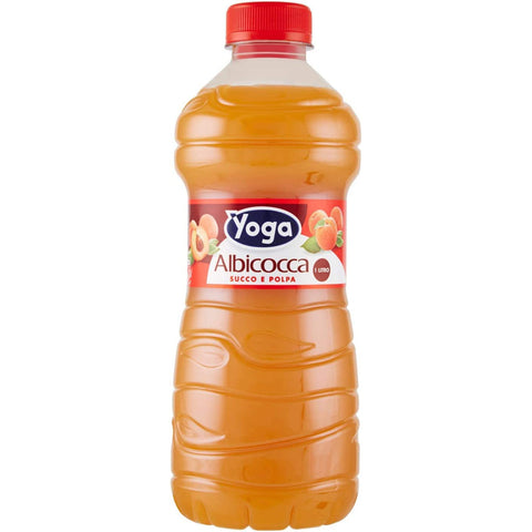 Yoga Fruchtsaft fruit juice Pet flasche Albicocca Aprikose saft 1Lt 6x Original italienisch
