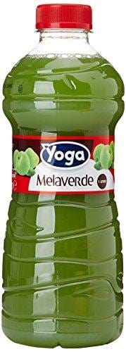 Yoga Fruchtsaft fruit juice Pet flasche Mela verde grüner Apfel saft 1Lt 6x Original italienisch