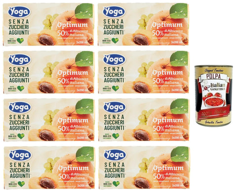 Yoga Succhi di Frutta Optimum Albicocca Fruchtsäft Aprikose Ohne Zuckerzusatz Alkoholfreies Erfrischungsgetränk 3x200ml italienisch Original