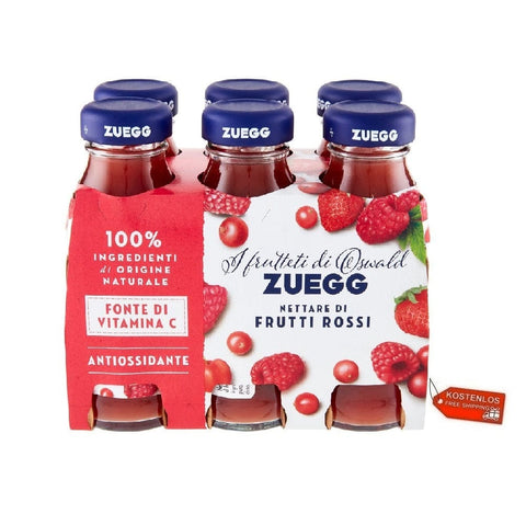 Zuegg Fruchtsaft 24x Zuegg Nettare di Frutti rossi Roter Fruchtnektar 125ml