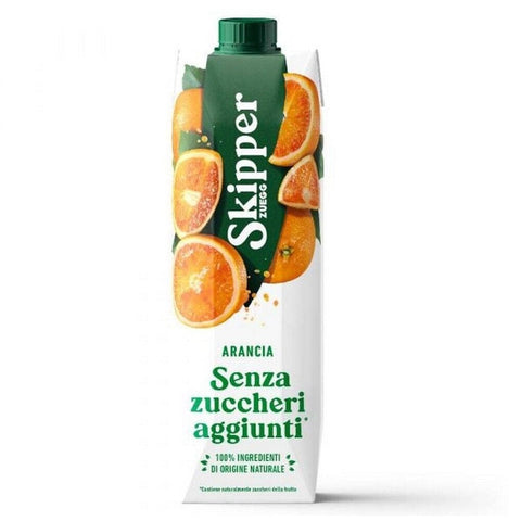 Zuegg Fruchtsaft MHD 21/02/2024 Skipper Zuegg Arancia senza zuccheri aggiunti Orangensaft ohne Zuckerzusatz 1000ml 8000340473450