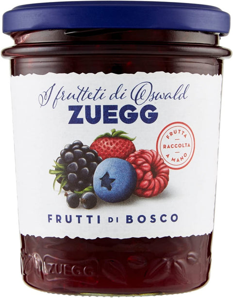 Zuegg Frutti di bosco Marmelade Beeren Konfitüre Brotaufstriche Italien 320 g 6x Original italienisch