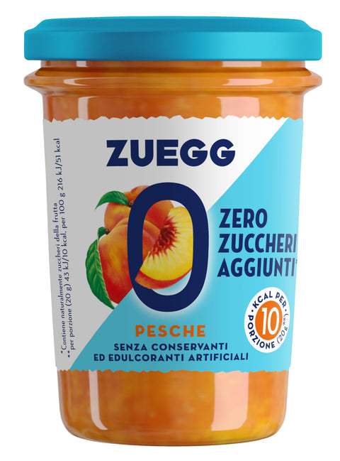 Zuegg Konfitüren Zuegg Zero Pesche Pfirsiche Marmelade Jam Ohne Zuckerzusatz,Frei von Konservierungsstoffen 220g Glas + Italian Gourmet Polpa di Pomodoro 400g Dose 80322894