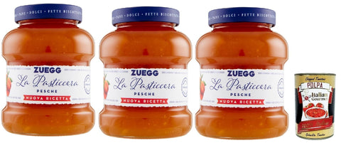 Zuegg La Pasticceria Pesca, Marmelade Pfirsiche Konfitüre Brotaufstriche Italien 700 g Marmeladen & Konfitüren italienisch Original