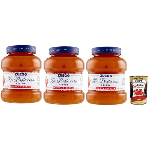 Zuegg Marmeladen & Konfitüren Zuegg La Pasticceria Pesca, Marmelade Pfirsiche Konfitüre Brotaufstriche Italien 700 g Marmeladen & Konfitüren italienisch Original 8000340450345
