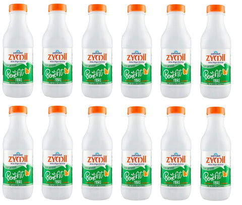 Zymil Milch Zymil 12x Benefit Latte ohne Laktose, Langzeit-UHT-Milch, 1Ltr, Karton, DAIRY BASED DRINK 8002580003695