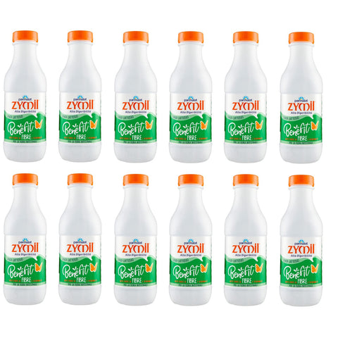 Zymil Benefit Latte ohne Laktose, Langzeit UHT Milch, 1Ltr, Karton, DAIRY BASED DRINK 12x Original italienisch
