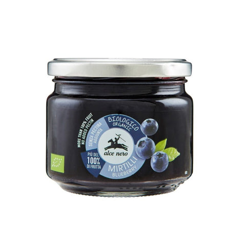 Alce Nero Marmelade 270g Alce Nero Composta di mirtilli biologica 270g 8009004500020