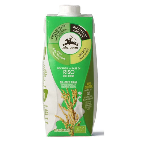 Alce nero Soft Drink Alce Nero Bevanda Biologica Vegetale a Base di Riso Bio-Gemüse Getränk auf Reisbasis 500ml