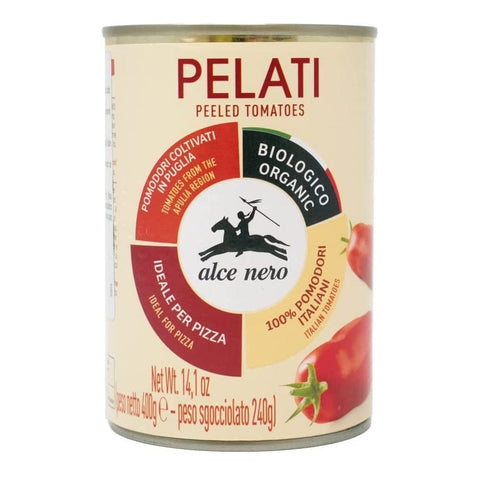 Alce Nero Pomodori Pelati Biologico BIO geschälte Tomaten sauce dose 4 –  Italian Gourmet