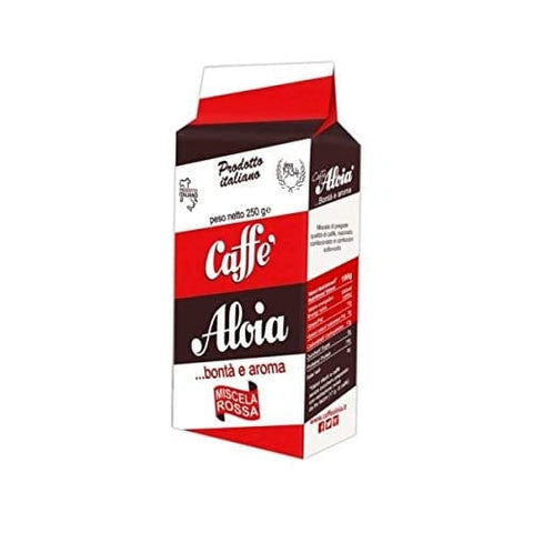 Aloia Caffè Espresso Miscela rossa Italienischer Kaffee gemahlen 250g - Italian Gourmet