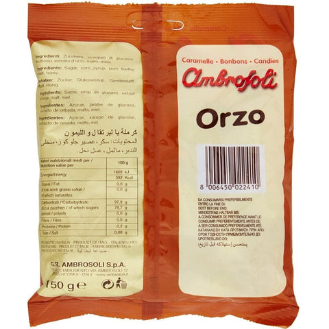 Ambrosoli bonbon Ambrosoli caramelle orzo Harte Bonbons aus Gerste 150g 8006450022410