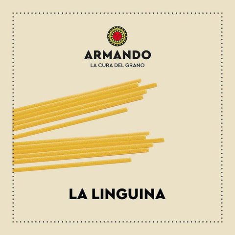 Armando pasta Il Grano Di Armando La Linguina Weizen Bronze gezeichnet Pasta 500g 8005709204034