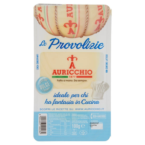 Auricchio Käse Auricchio Le Provolizie Provolone Dolce Geschnittener Süßer Käse mit 100% italienischer Milch 100g 8004603100282