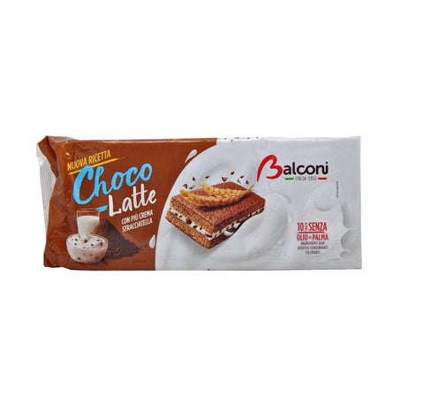 Balconi Choco & Latte Stracciatella italienischer süßer Snack 300g - Italian Gourmet