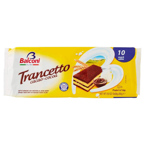 Balconi Trancetto al cacao Kakaosnacks 280g - Italian Gourmet