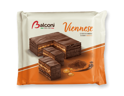 Balconi Süße Snacks Balconi Viennese Schokoladen-Aprikosen-Kuchen 400g 8001585004188