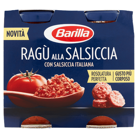 Barilla Ragù alla Salsiccia Ragù mit Wurst ( 2 x 180g ) - Italian Gourmet