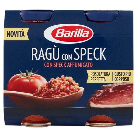 Barilla Ragù con Speck Affumicato Ragù mit Speck ( 2 x 180g ) - Italian Gourmet