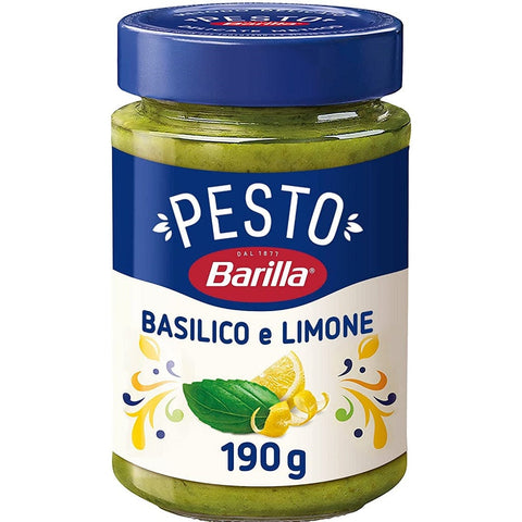 Barilla Kochsaucen & Pesto Barilla Pesto Basilico e Limone Pesto Basilikum und Zitrone 190g