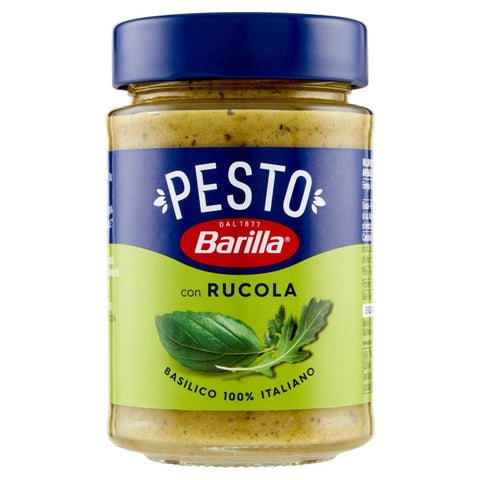 Barilla Kochsaucen & Pesto Barilla Pesto con Basilico und Rucola mit Basilikum und Rucola (190 g) 8076809545396