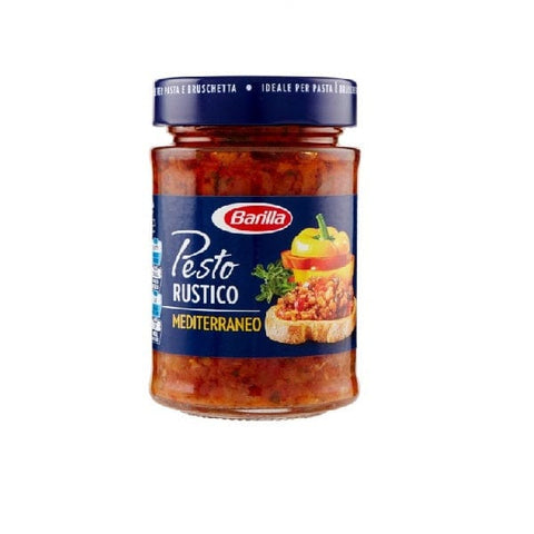 Barilla Pesto Rustico mediterraneo (200g) - Italian Gourmet