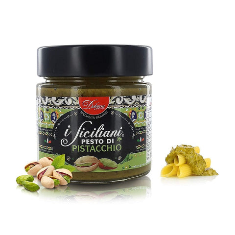 Barilla Kochsaucen & Pesto Dolgam Pistazien-Pesto Pastasauce, Glas mit 190 Gramm