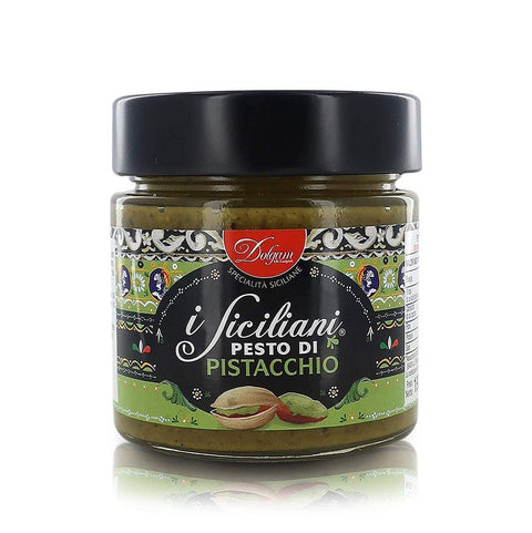 Barilla Kochsaucen & Pesto Dolgam Pistazien-Pesto Pastasauce, Glas mit 190 Gramm