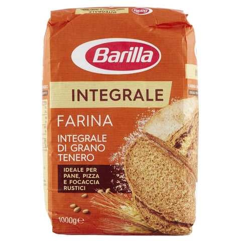 Barilla Farina Integrale Vollkorn Pizzamehl 1kg - Italian Gourmet