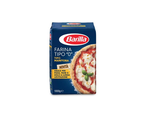 Barilla Farina Manitoba tipo "0" Grano tenero Pizza Napoli Weichweizenmehl 1Kg - Italian Gourmet