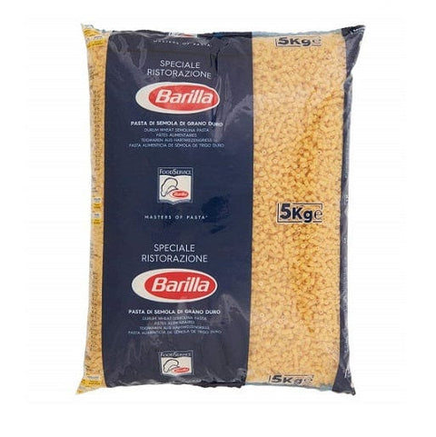 Barilla Pasta Speciale Ristorazione Ditalini Rigati 5Kg - Italian Gourmet