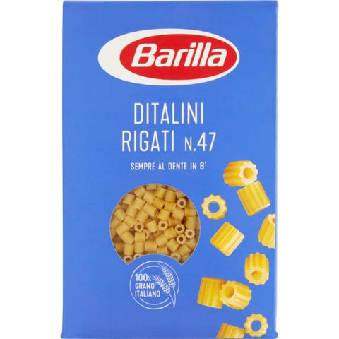Barilla Pasta Barilla Ditalini rigati Italienische Pasta  (500g) 8076800315479