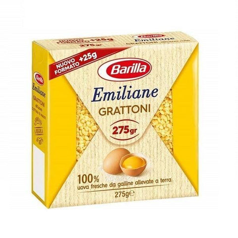 Barilla Emiliane Grattoni all'uovo Eiernudeln (275g) - Italian Gourmet