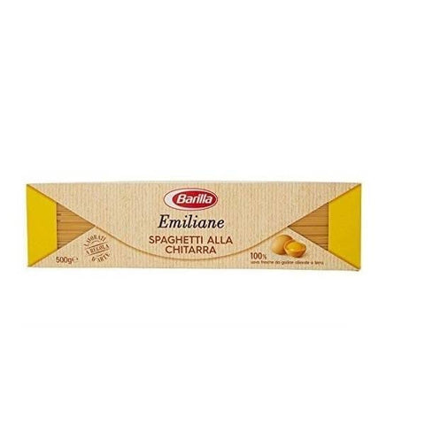Barilla Emiliane Spaghetti alla chitarra Ei Pasta (500g) - Italian Gourmet