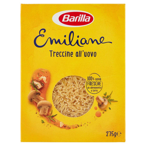 Barilla Emiliane Treccine all’uovo EI Pasta 275g - Italian Gourmet