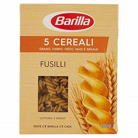 Barilla Fusilli 5 cereali Italienische Pasta 5 Müsli (400 g) - Italian Gourmet