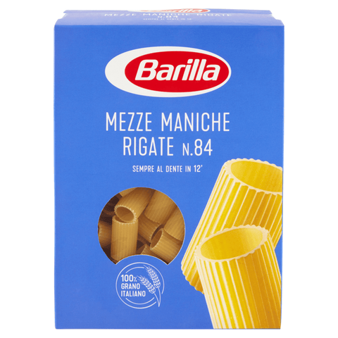 Barilla Pasta Barilla Mezze maniche rigate Italienische Pasta  (500g) 8076802085844