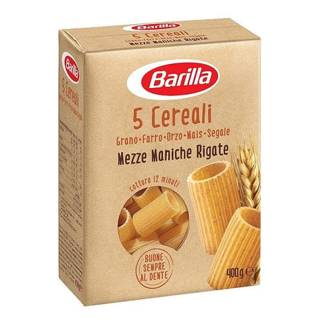 Barilla Pasta 5 Cereali Mezze Maniche Rigate 500g - Italian Gourmet