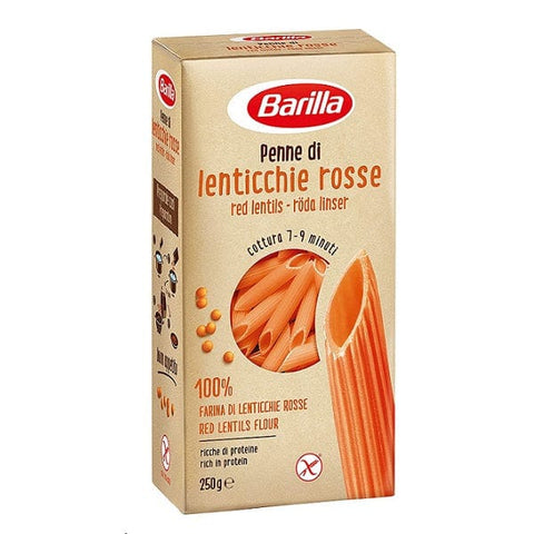 Barilla Penne di Lenticchie Rosse rote Linsennudeln Glutenfrei 250g - Italian Gourmet