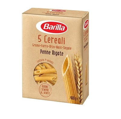 Barilla Penne rigate 5 cereali Italienische Pasta 5 Müsli (400 g) - Italian Gourmet