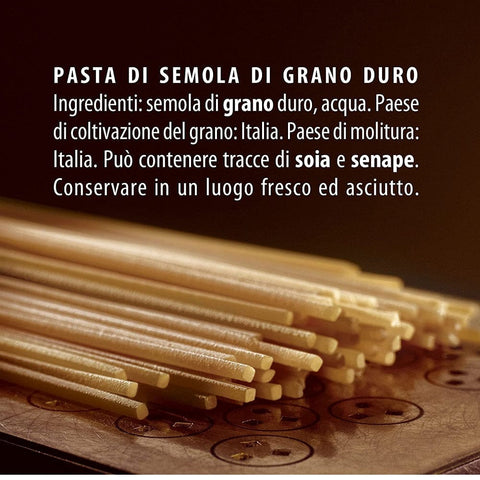 Barilla pasta Barilla Spaghetti Quadrati al Bronzo Bronze Gezogene Pasta 400g 8076809580892