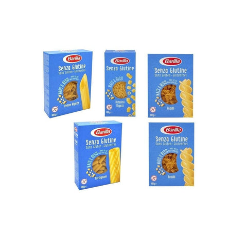 Testpackung Barilla italienische Pasta Glutenfrei 5x Packungen - Italian Gourmet