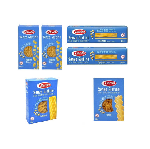 Testpackung Barilla italienische Pasta glutenfrei 6x400g - Italian Gourmet