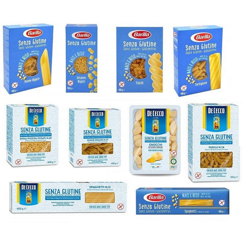 Testpaket Barilla De Cecco Pasta Gluten-frei 9x400g 1x500g - Italian Gourmet
