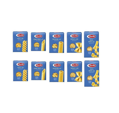 Testpaket Pasta Barilla italienisch Nudeln 10x500g - Italian Gourmet