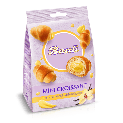Bauli Extragolosi Mini Croissant mit Cream 75 gr - Italian Gourmet