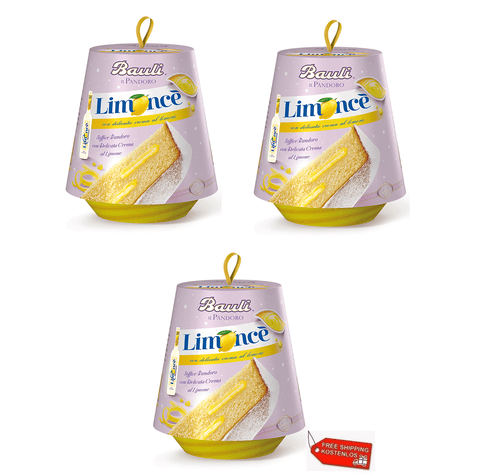 Bauli Weihnachtssüßigkeiten 3x Bauli Pandoro Limoncè mit Zitronencreme 750g 8001720414360