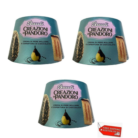 Bauli Weihnachtssüßigkeiten 3x Bauli Pandoro Pera e cioccolato 820g 8001720416562