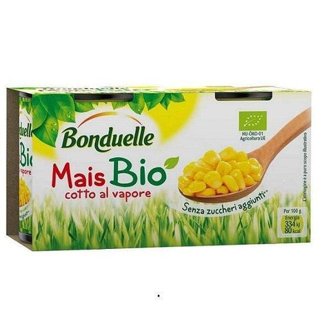 Bonduelle Mais Bio 100% italienischer Bio-Mais 2x150g - Italian Gourmet