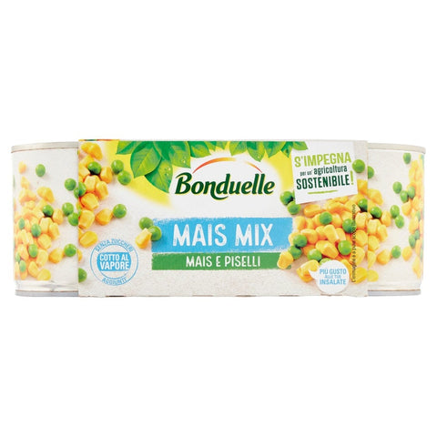 Bonduelle Mais Süß Bonduelle Mais Mix Mais e Piselli Süßer und Knuspriger Mais mit Erbsen ( 3 x 170g )